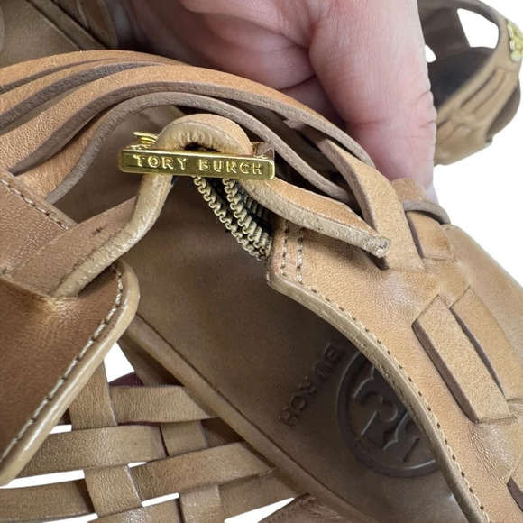 TORY BURCH Kelton Caged Heels Vegan Leather - Picture 13 of 15